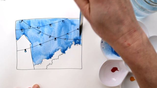 Watercolor how-to: Masking Fluid смотреть онлайн