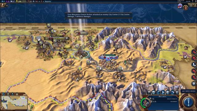 Ancient Blitzkrieg! Civilization VI: Alexander's Conquest scenario gameplay - episode 8 смотреть онлайн