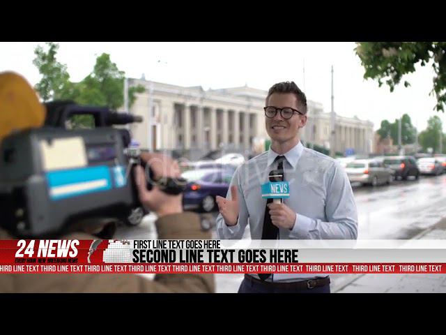 Монтаж новостей пример 7 - заставка и дизайн. Монтаж видео на заказ.