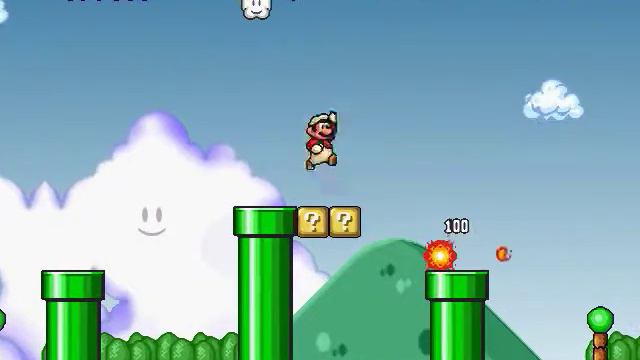 Super Mario: Прохождение третьего уровня. смотреть онлайн