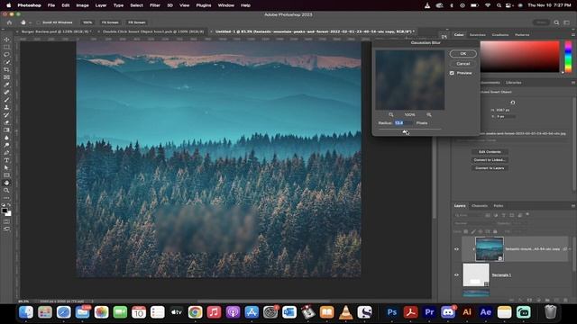Glass Morphism Effect Step by Step Tutorial Photoshop 2023 смотреть онлайн