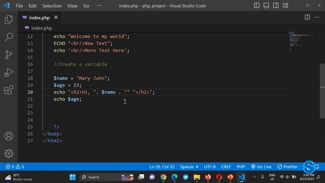 Introduction to PHP | PHP for absolute beginners смотреть онлайн