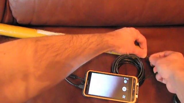 Эндоскоп Snake tube camera из Китая. Заставляем работать на обычном смарте смотреть онлайн