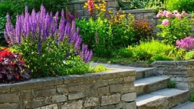 Садовые лестницы и ступеньки в ландшафтном дизайне дачного участка смотреть онлайн