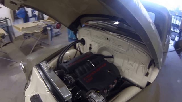 1950 Chevy pickup walk around Go Pro air ride push button start смотреть онлайн