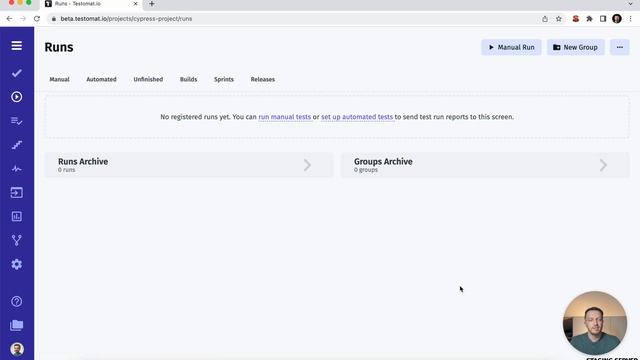 Getting started with Cypress test automation and manual testing in testomat.io смотреть онлайн