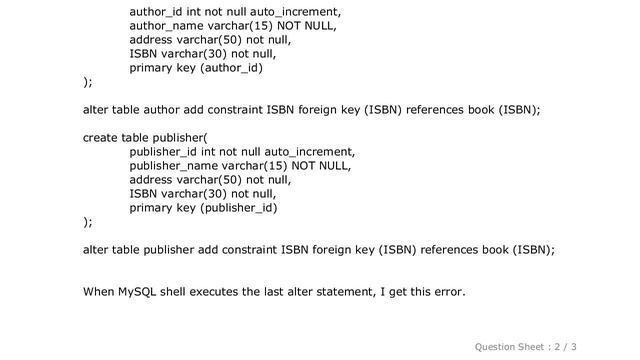 MySQL : MySQL: ERROR 1022 (23000): Can't write; duplicate key in table '#sql-2b8_2' смотреть онлайн