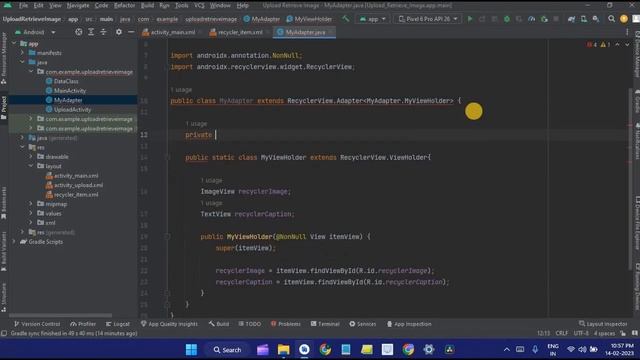 Retrieve Image from Firebase Database in Android Studio using Java | Part 2 смотреть онлайн