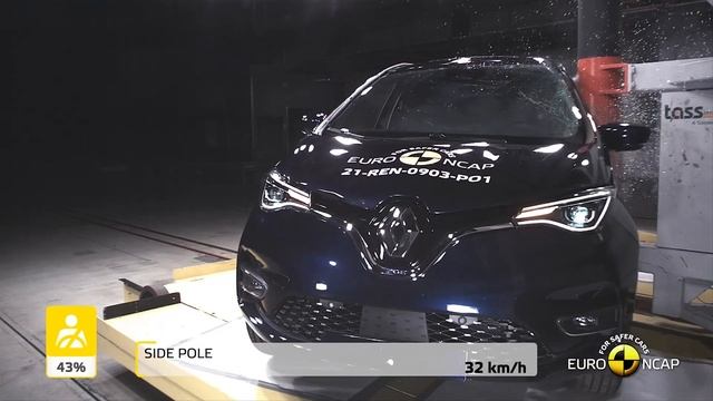 Renault Zoe Euro NCAP testing смотреть онлайн