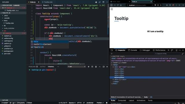 Building a react tooltip library - Creating tooltip component - 7 of 12 смотреть онлайн