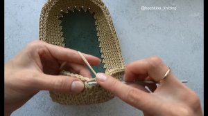 Нравится всем. Сумка-Шоппер с кожаной фурнитурой. Вязание крючком.