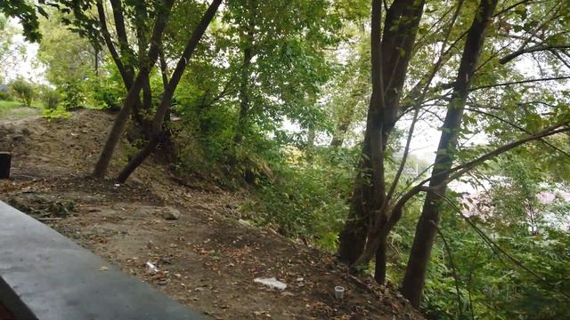 Нижний Новгород. Благоустроенный Почаинский бульвар. Красивые виды на кремль.