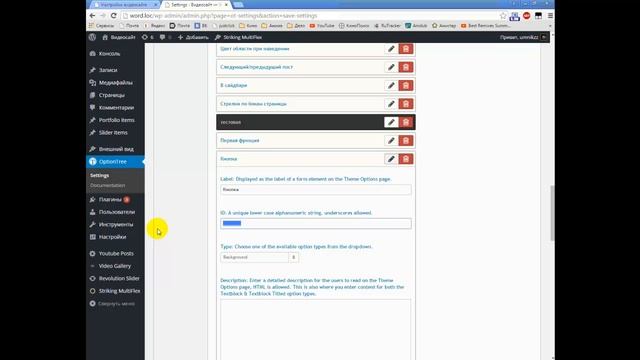 #3 Плагин Option Tree. инструкция, использование конструтокра меню админки [Сергей Трошин] смотреть онлайн