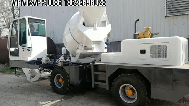 Self-loading concrete mixer 1.6m3 самоходный бетоносмеситель с самозагрузкой1.6м3 смотреть онлайн