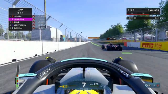 F1® 22 canada grand prix mercedes Lewis Hamilton смотреть онлайн