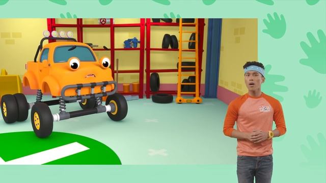 Baby Truck Monster Truck Mix Up! | MyGo! Sign Language For Kids | Gecko's Garage | ASL смотреть онлайн