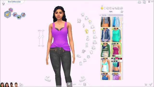The Sims 4: Townie makeover - #2 / Eva Capricciosa / Simja смотреть онлайн