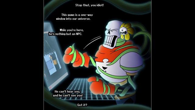 Papyrus Plays a Game Part 1 Undertale Comic dub смотреть онлайн