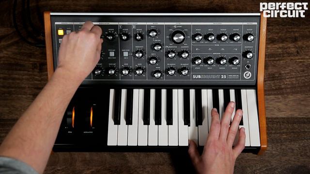 Moog Subsequent 25 2-Note Paraphonic Synthesizer смотреть онлайн