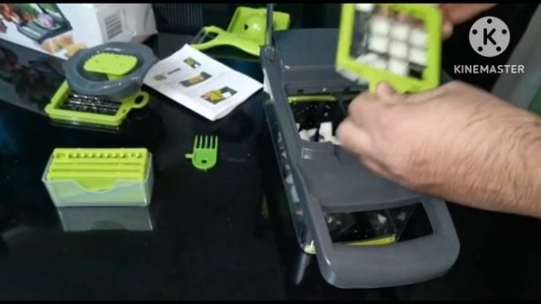 Vegetable Chopper,14-in-1 Kitchen Mandoline Vegetable Slicer Food Chopper |Mini Dicer Chopper Cutte