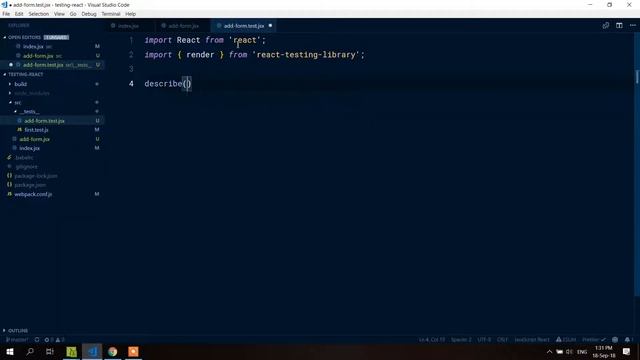 4 Intro to react-testing-library смотреть онлайн
