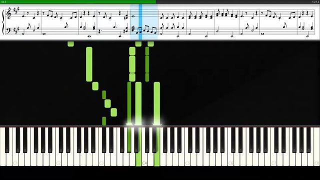 Tango Paraguayan - (Piano Synthesia Tutorial) (Easy Piano) смотреть онлайн
