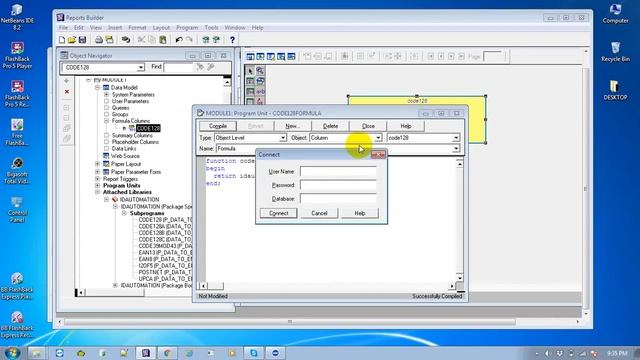 Bar code Oracle Report 10g, 11g, 12c,18c смотреть онлайн