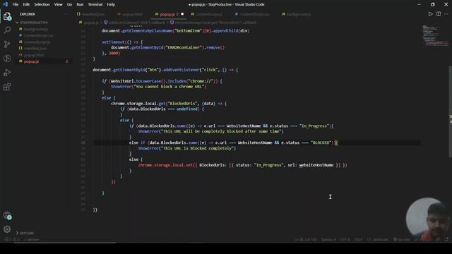 Create a chrome extension for Productivity | Part 3 a website blocker. смотреть онлайн