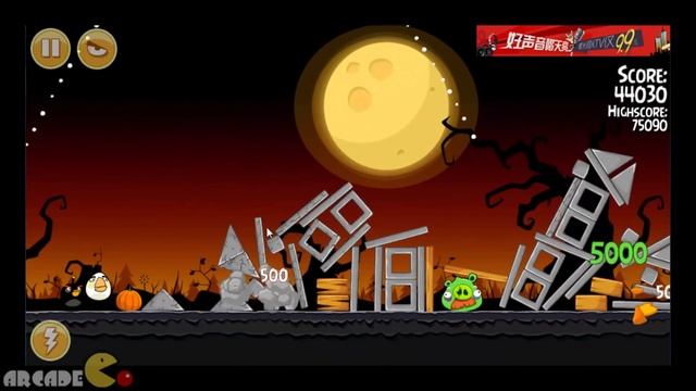 Angry Birds Seasons: Halloween Trick Or Treat Walkthrough Chapter 2 Level 5-6 смотреть онлайн
