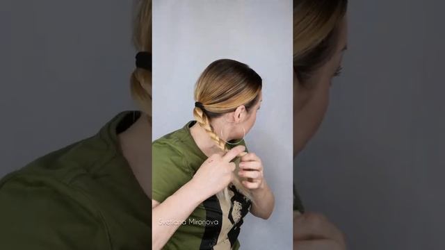 КРАСИВЫЙ НЕБРЕЖНЫЙ ПУЧОК НА ДЛИННЫЕ ВОЛОСЫ | TOP DIY HAIR TUTORIAL | TIK TOK HAIR HACKS #Shorts смотреть онлайн