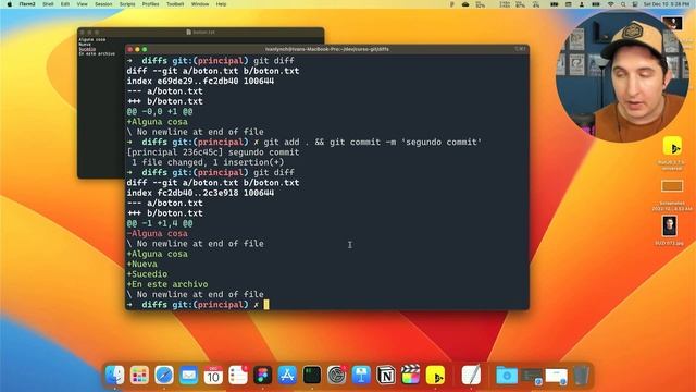 ¿Cómo ver las diferencias entre commits con Git? - Curso de Git 2023 смотреть онлайн