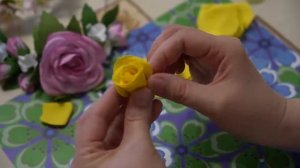 Мастер-класс/Ободок с цветами из фоамирана/Дизайн