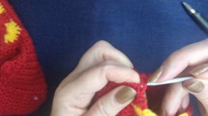 Вязание следков-носочек крючком на основе бабушкиного квадрата. Подробный МК.