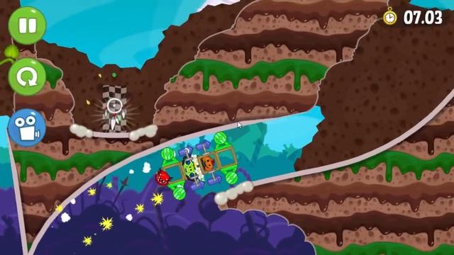 Веселая ИГРА головоломка для детей Bad Piggies или Плохие свинки [249] Серия смотреть онлайн