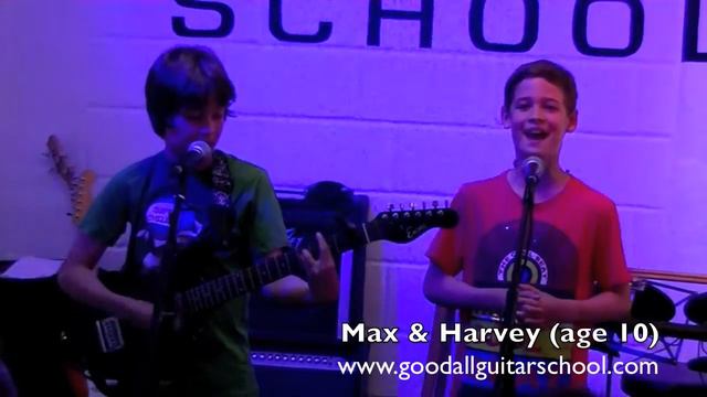 Max & Harvey Mills - Goodall Guitar School Open Mic 14th June 2013 смотреть онлайн