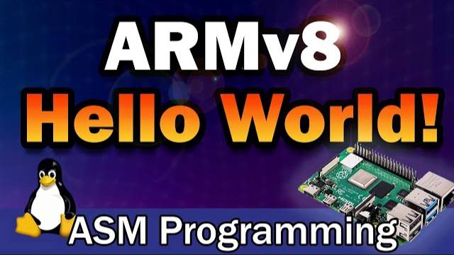 You Can Learn AArch64 Assembly in 10 Minutes | AARCH64 Hello World Tutorial смотреть онлайн