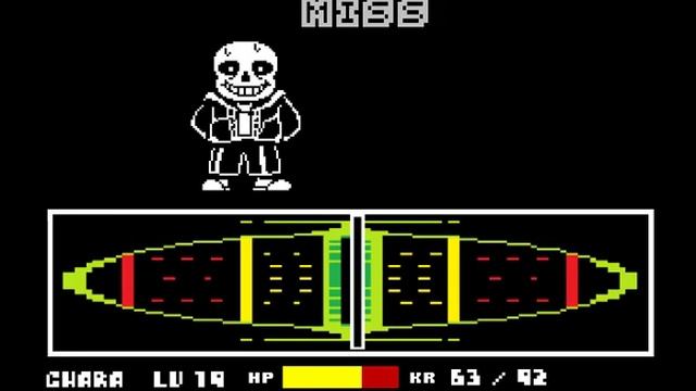Sans Hard Mode Battle (Bad Time Simulator) смотреть онлайн
