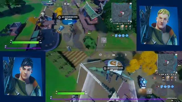 Fortnite На двоих,на одном экране топ 1 смотреть онлайн