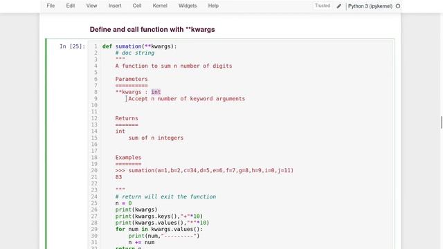 Python Functions #7.3 Functions With *args & **kwargs смотреть онлайн