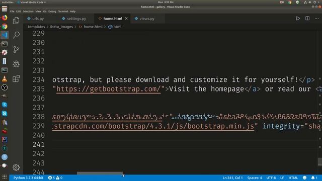 How To Add Bootstrap to Django Template (6/27) смотреть онлайн
