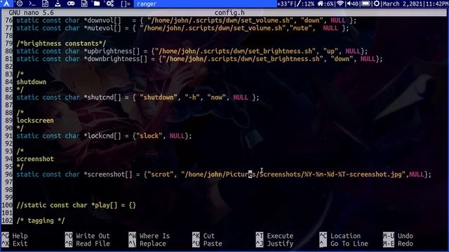 How to take screenshots in DWM through the CLI (Command Line) or a Key Binding on DWM! смотреть онлайн