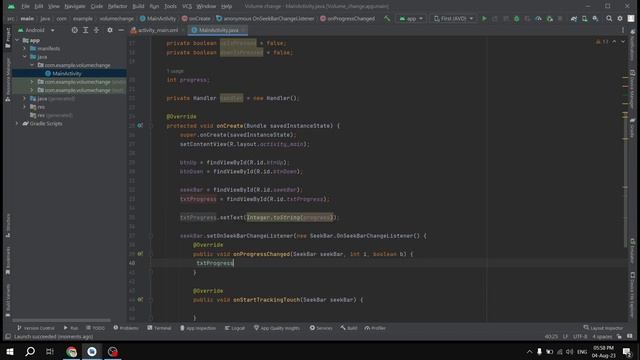 Automatic volume change app in android | Handler and Runnable when button is pressed and held down. смотреть онлайн