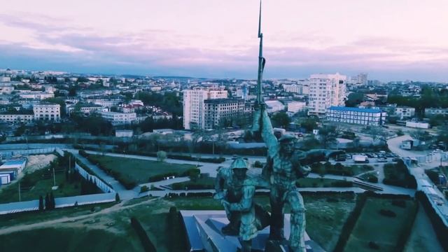 Крым Севастополь Аэро съемка съемка с квадрокоптера￼￼ смотреть онлайн