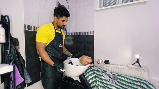 Как сделать мужское окрашивание. Как сделать плавный переход в стрижке.Мужская стрижка. смотреть онлайн