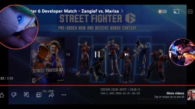 Luigi React To Street Fighter 6 Developer Match - Zangief vs. Marisa смотреть онлайн