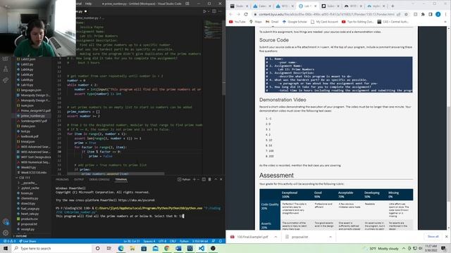 Prime Numbers Program in Python смотреть онлайн
