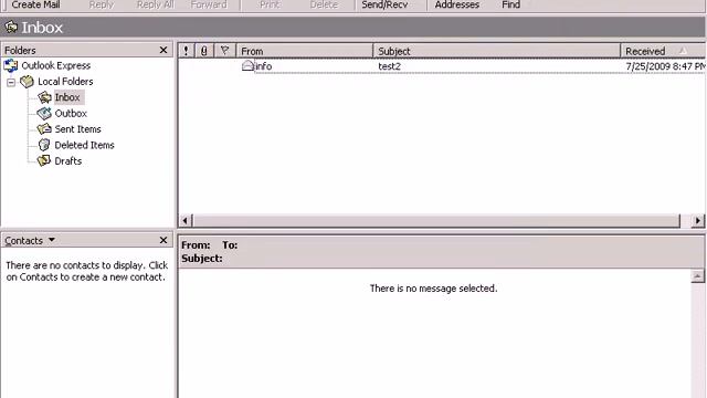 Outlook Express Tutorial Set Messege Rule for Store SMS смотреть онлайн