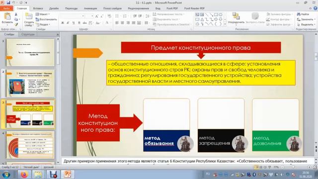 3 1 Основы конституционного права смотреть онлайн