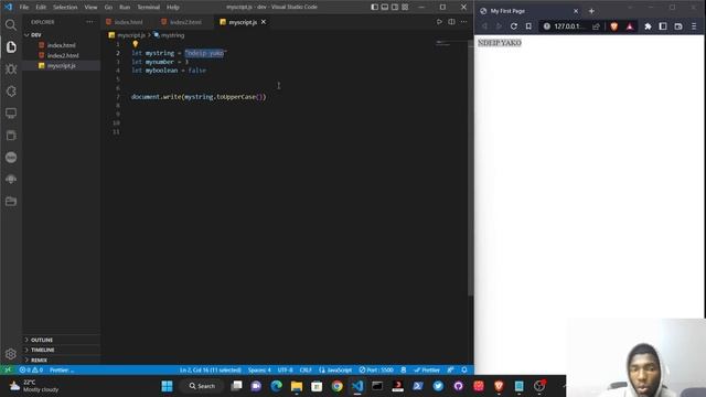 javascript full course (Shona) - Lecture 3 Data types смотреть онлайн