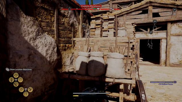 Let's Play Assassin's Creed Odyssey Customs Warehouse Pirate Islands Side Mission Playthrough. смотреть онлайн